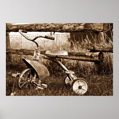 Antique Trike Poster by indykb