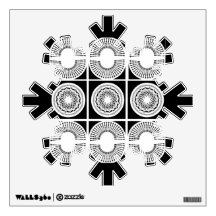 antique trivet snowflake decal wall decals