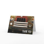 Antique Truck Grill Thank You Cards