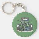 Antique Truck Key Ring / Key Chain