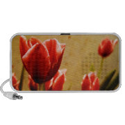 Antique Tulips Speaker doodle