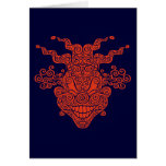 Antique Twisty Jester Greeting Card
