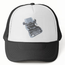Antique typewriter trucker hat
