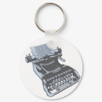 Antique typewriter keychains