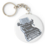 Antique typewriter key chain
