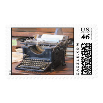Antique Typewriter Postage stamps