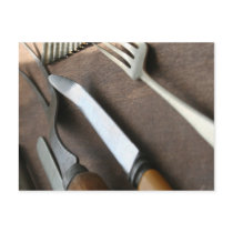 Antique Utensils Postcard