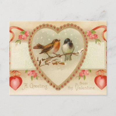 Antique Valentine Postcard by golden_oldies. Beautiful to send for Valentine's day. Because true vintage postcards were a smaller size these images had to 
