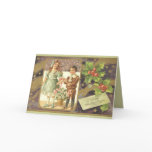 Antique Victorian Christmas Card
