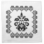 Antique victorian lolita damask pattern napkins
