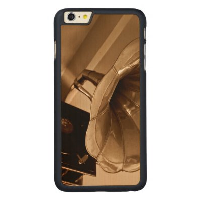 Antique Vintage Gramophone Gifts Music Lovers Carved® Maple iPhone 6 Plus Slim Case