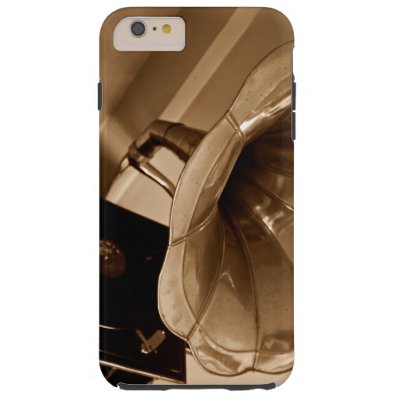Antique Vintage Gramophone Gifts Music Lovers Tough iPhone 6 Plus Case