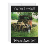 Antique Vintage Truck Retirement Party Invitation