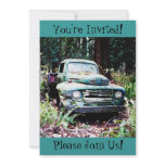 Antique Vintage Truck Retirement Party Invitation