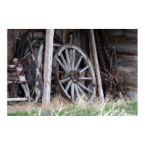 Antique Wagon Wheel posters