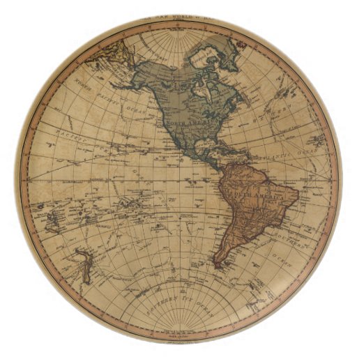 Antique William Faden 1786 Western Hemisphere Map Plates