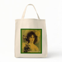 Antique woman 0101 tote bags
