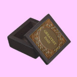 Antique Wood Greatest Dad Gift Box premium gift boxes
