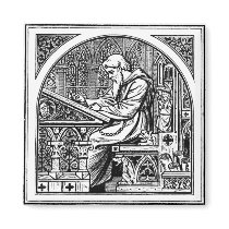 Antique woodcut magnet