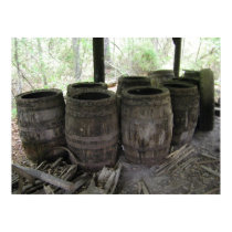 antique wooden turpentine barrels posters