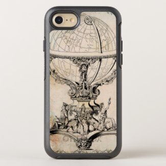 Antique World Globe Map Print OtterBox Symmetry iPhone 7 Case