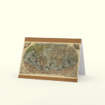 Antique World Map, 1565 cards
