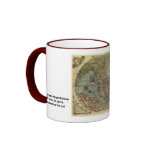 Antique World Map, 1565 Coffee Mug