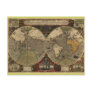 Antique World Map, 1595 Postcards