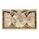 Antique World Map, 1630 (Philipp Eckebrecht) posters