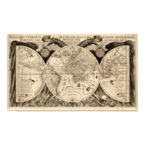 Antique World Map, 1630 (Philipp Eckebrecht) posters