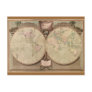 Antique World Map, 1808 Post Cards