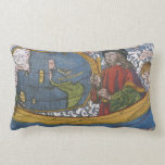 Antique World Map; Amerigo Vespucci Throw Pillows