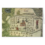 Antique World Map; Aztec Empire, 1577 Cards