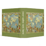 Antique World Map, British Empire, 1886 binders