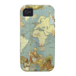 Antique World Map, British Empire, 1886 Vibe iPhone 4 Cover