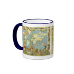 Antique World Map, British Empire, 1886 Mugs