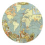 Antique World Map, British Empire, 1886 Stickers
