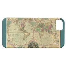 Antique World Map by Carington Bowles, circa 1780 iPhone 5 Cover