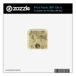 Antique World Map by Carington Bowles, circa 1780 Decals For iPod Nano 6G