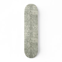 Antique World Map by Sebastian Münster circa 1560 Custom Skateboard