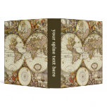 Antique World Map, c. 1680. By Frederick de Wit Vinyl Binders