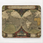 Antique World Map Collection Mouse Pads