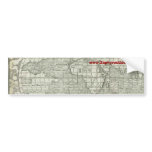 Antique World Map - Mid 1500's - Sebastian Münster Bumper Sticker