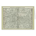 Antique World Map - Mid 1500's - Sebastian Münster cards by ZephyrusBooks Antique World Map - Mid 1500's - Sebastian Münster cards