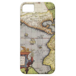 Antique World Map of the Americas, 1570 iPhone 5 Case