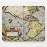 Antique World Map of the Americas, 1570 Mouse Pad