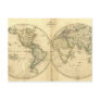 Antique world map post card Antique world map post card