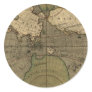 Antique World Map Stickers