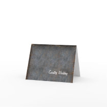 Antique Worn Book Leather Greeting Cards