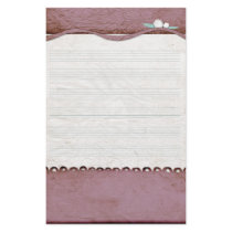 Antique your own music sheet stationery set